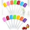 1PC Silicone Cake Scraper Multi Purpose Scraper Spatula Utensil Cooking Baking High Temperature Resistance Brushes Kitchen