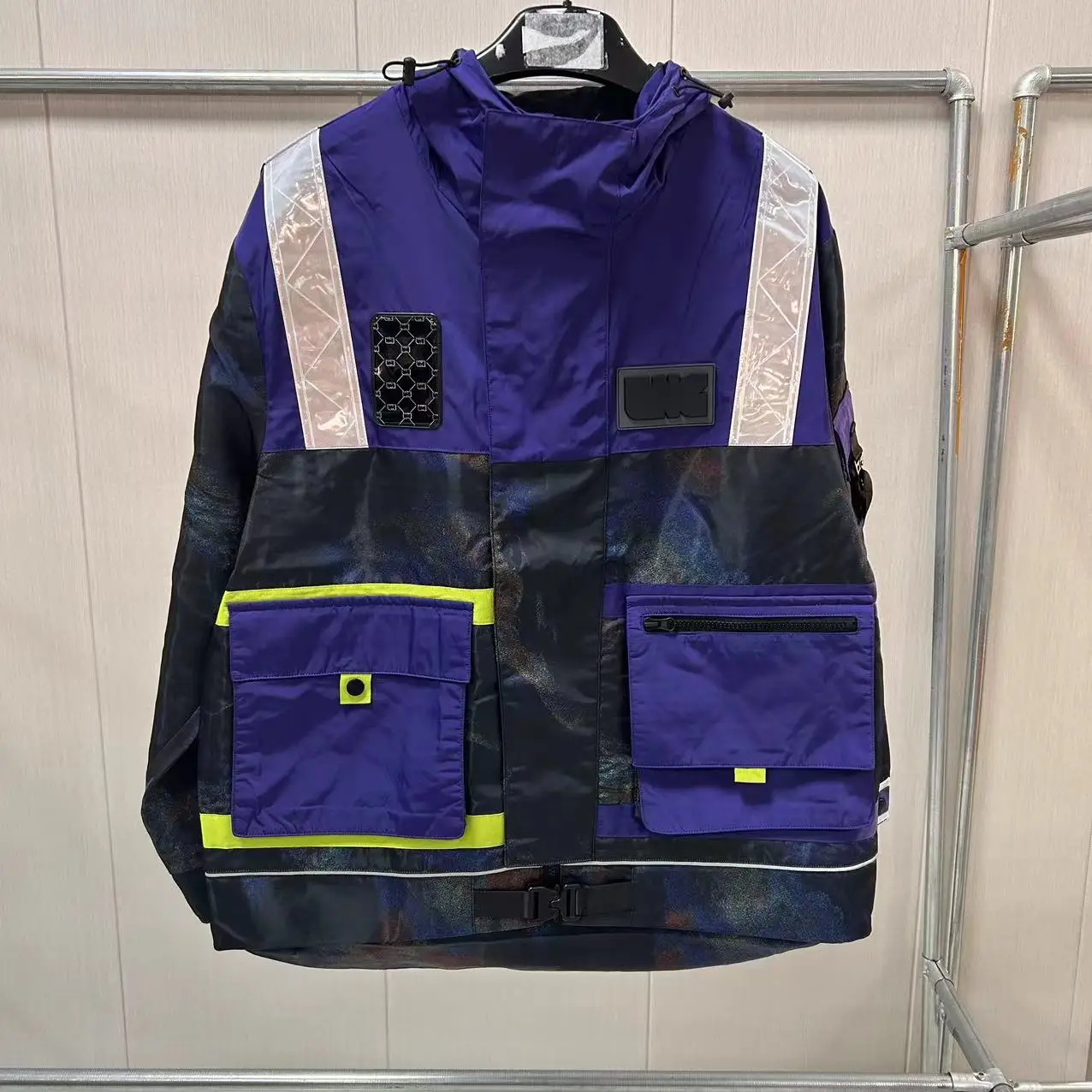  가을 LNG e스포츠 테마 시리즈 남성 캐주얼 루즈한 패셔너블한 따뜻한 코트..