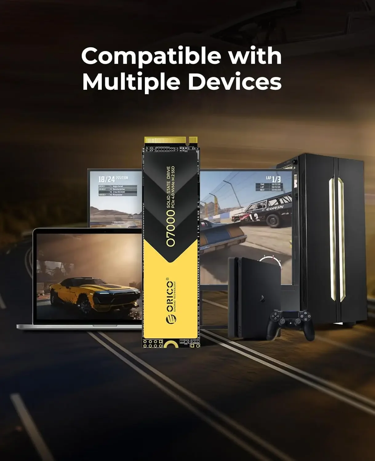 Orico-内蔵ソリッドステートドライブ,pcie4.0,m.2 nvme ssd,ps5