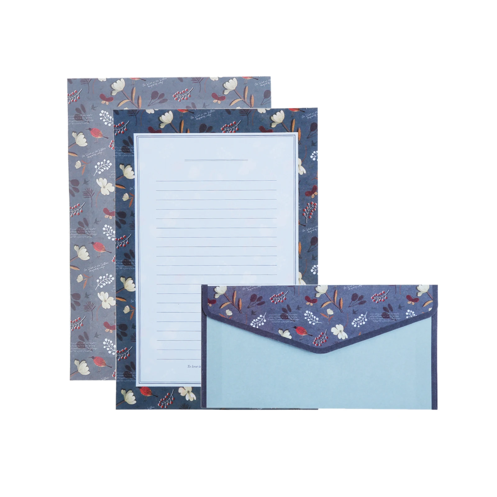 6 Sheets Letter Paper + 3 Envelopes Paper Envelope A5 Letter Paper Letterhead Set Diy Postcard Greeting Card Business Invitation