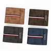 2023 New Short Men Wallets Slim Card Holder Male Purses Luxury PU Leather Coin Pocket High Quality Small Men's Wallet 4