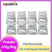 1-200Bag Ti Powder Cold Spark 200g For Wedding Party Machine Indoor Outdoor Dust MSDS Certification For Stage Light Party DJ 1