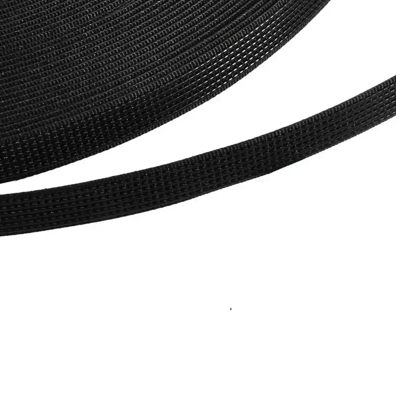 6-15mm White/Black Polyester Boning Crafts & Corset Plastic Boning Sewing For Making Wedding Dress Caps Bone Support 5M Length