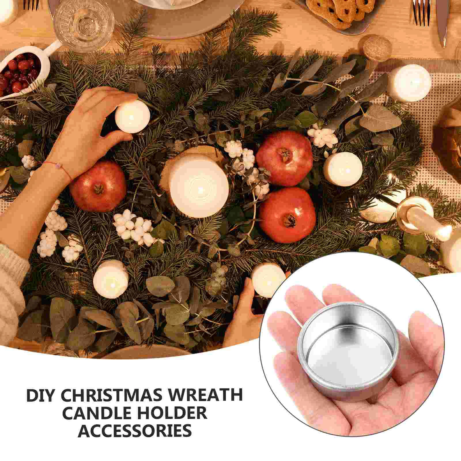 Candle Holders Empty Cup Metal Cups Delicate Candleholder Elegant Decorative Candleholders Chic