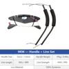 Professional Freilein 33cm Quad Line Handles Aluminum Alloy for Acrobatica Stunt Kite Adults Flying Control Tool Accessories 2