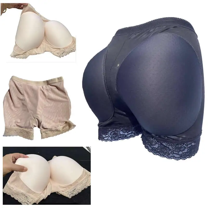 BIMEI One-piece Seamless 3D Butt Lifter Padded Panties Hip Enhancer  Underwear Control Briefs,Black,M 