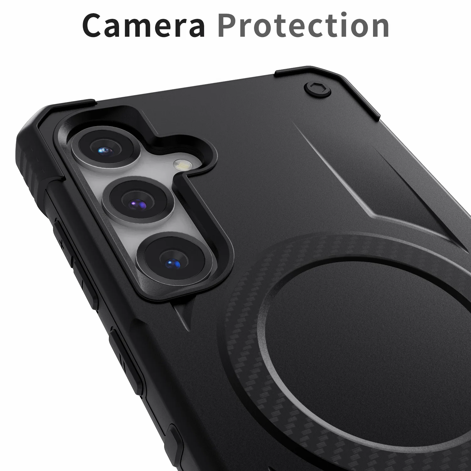 Samsung Galaxy S25 Shockproof Case with Glass 4