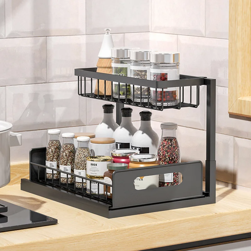 Kitchen Counter Storage Organizer