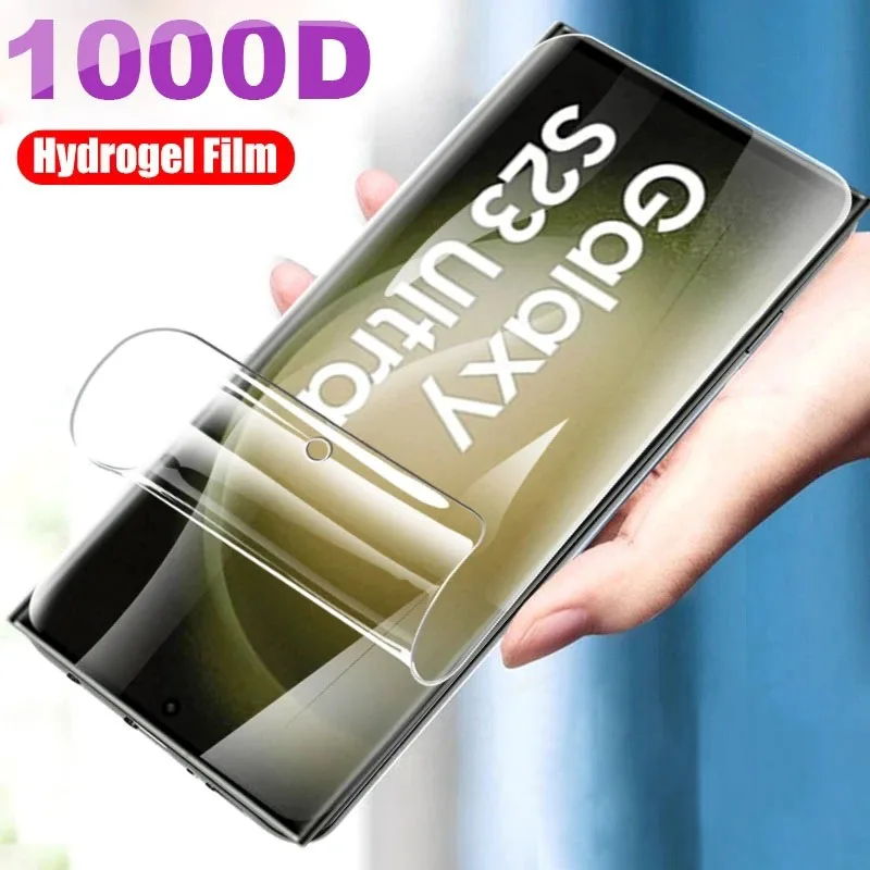 Hydrogel Film for Samsung S23 Ultra S22 S21 FE ScreenProtector For Galaxy  S23 Ultra S23 Plus Protective Film Not glass - AliExpress