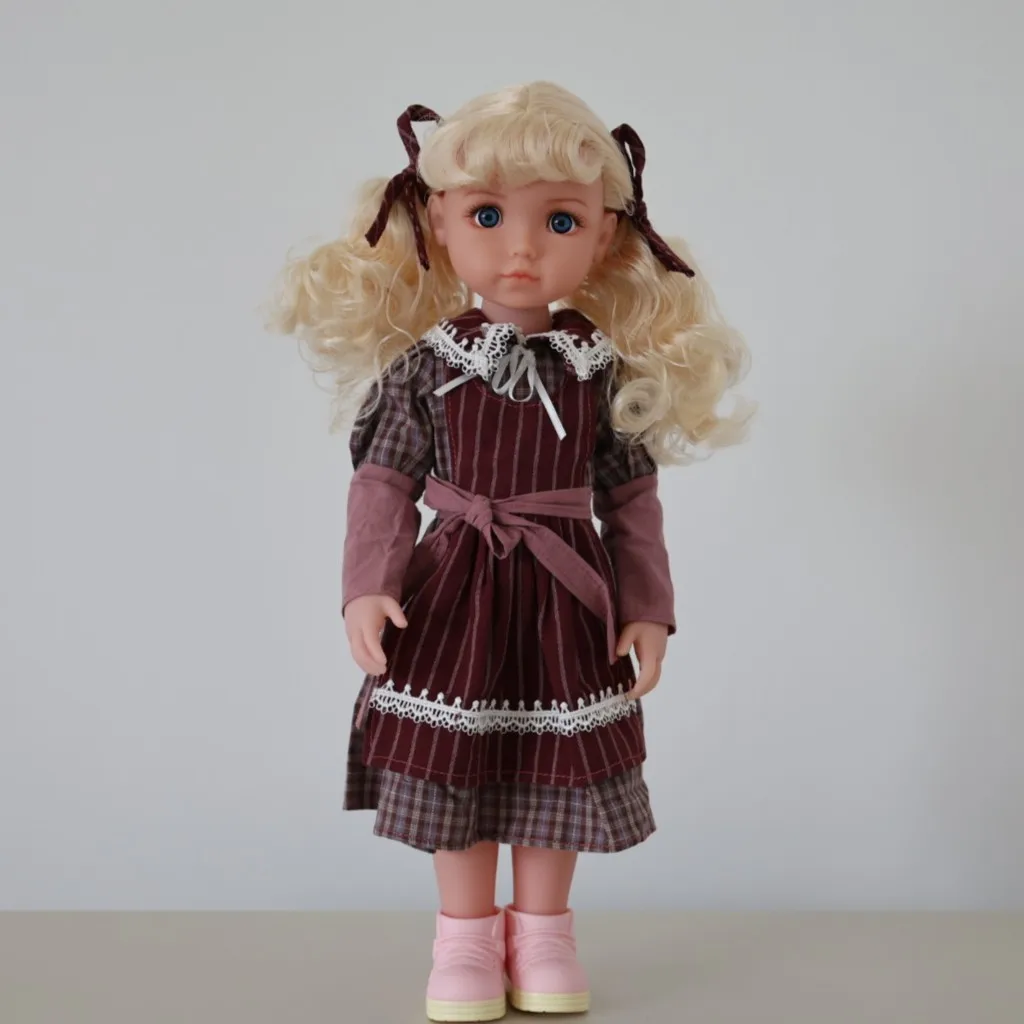 17 Inch Doll Toys,Realistic Fashion Vinyl Figures Doll Toys for Kids,Girls Birthday Collection Gifts - 4