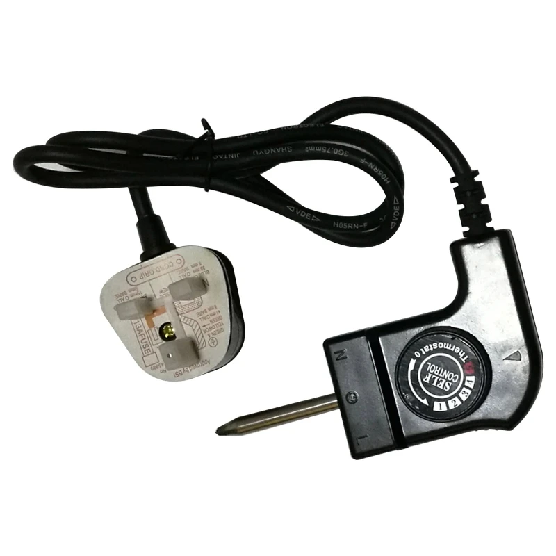 Universal Electric Griddle Power Cord with Strong Connection - Kitchen Appliance Replacement Cable with Global Plug Options