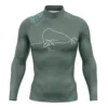 RT Colorful Rashguard Long Sleeve Surfing Shirt UV Protection Swimwear UPF Summer Lycra Sunscreen Beachwear 1