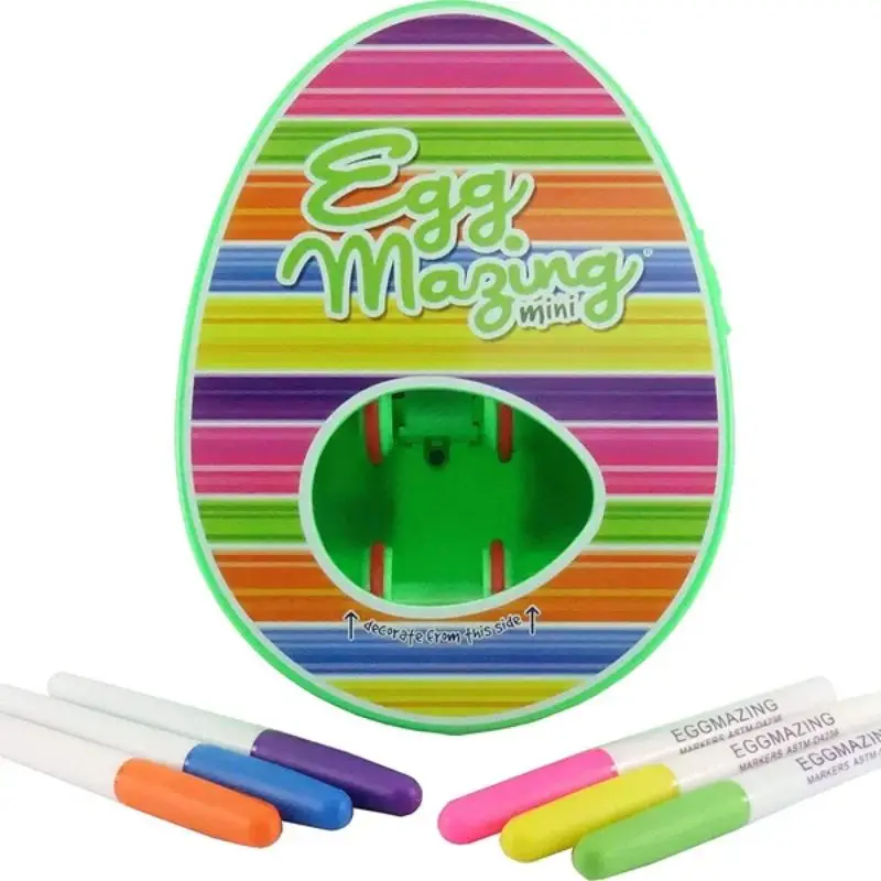 Easter Egg Decorating Kit Diy Graffiti Electric Rotating Machine With Lights Music Painter Rabbit Egg Painting Machine for easter egg decorating kit