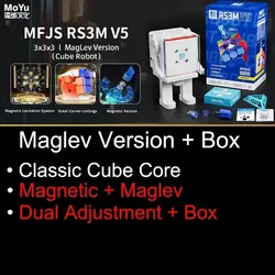 MoYu Magnetic Speed Cube - Professional 3x3 Magic Puzzle Toy (Maglev Box)