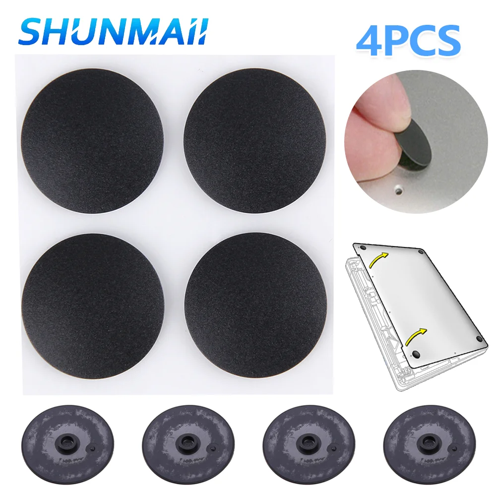 4pcs OEM Bottom Case Rubber Foot Notebook Feet Pad Replacement for Macbook Pro Retina A1398 A1425 A1502,laptop replacement feet