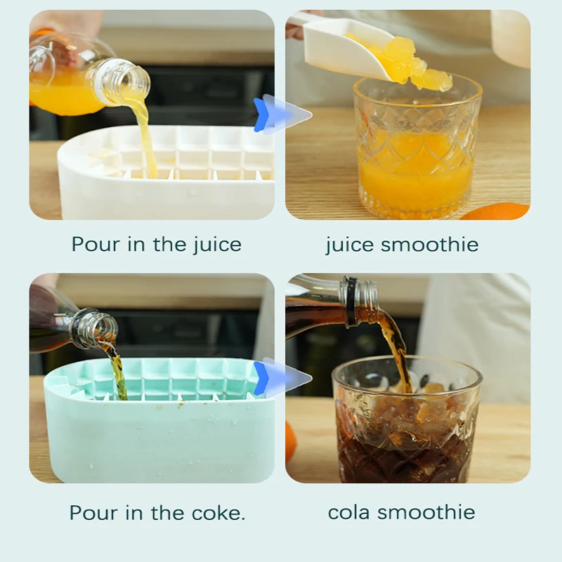 Cylinder Silicone Ice Cube Mold Quickly Freeze Silicone Ice Maker Ices Cup Creative Cylinder Ice Bucket Cup Whiskey Beer Maker