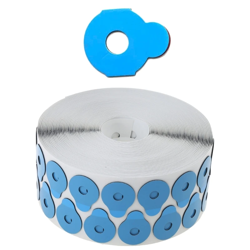 

1 Roll/1000pcs Optical Eyeglasses Lens Blocking Pads Sticker Tape T8NB