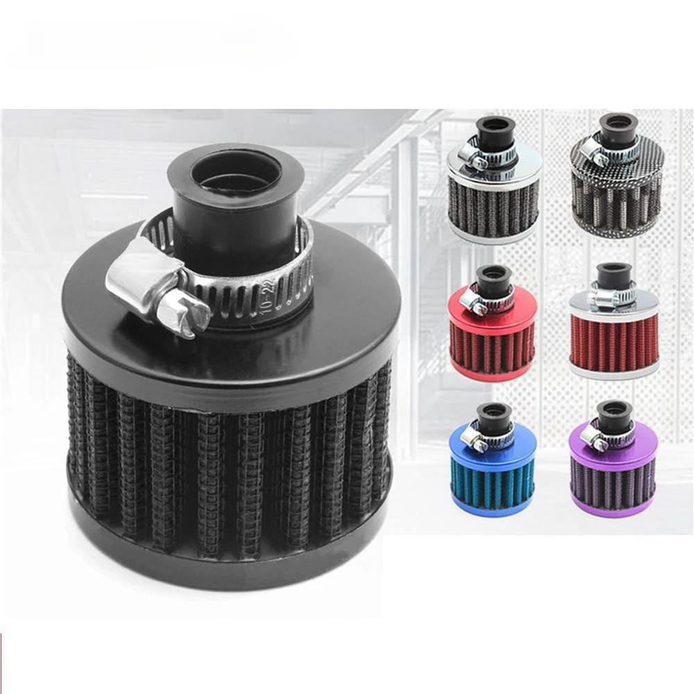 

Universal 12mm Small Air Filter Motorcycle Turbo High Flow Racing Cold Air Intake Filter Mushroom Head Car Accessories