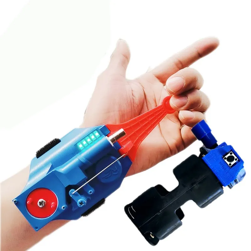 thumbnail image 1 of Dispositivo lanzador de cuerda de seda de araña Spiderman periférico de Disney totalmente automático nuevo 2022 Juguete de cosplay Lanzador de muñeca luminoso, 1 of 5