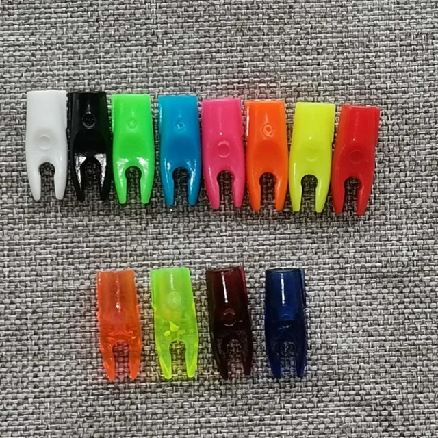 24-Pack Archery Pins & Nocks – Aluminum Pins + PC Nocks For 4.2mm ID Arrow Shafts