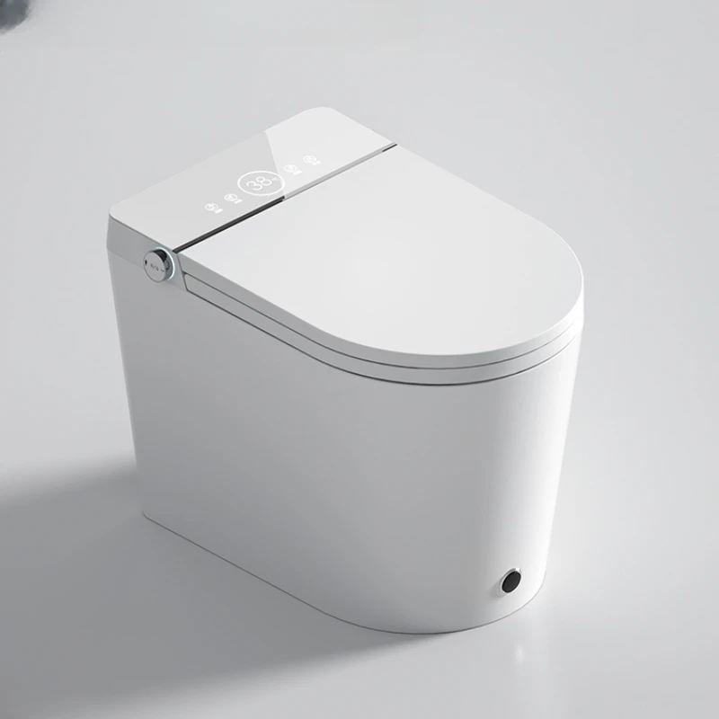 

Intelligent toilet 58cm small unit integrated short style toilet with water tank, siphon type toilet