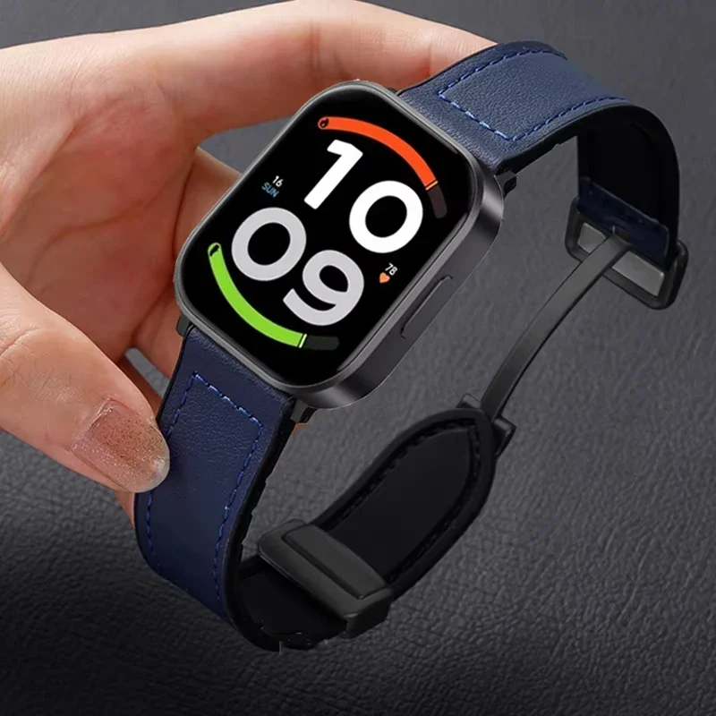 Magnetic Leather and Silicone Hybrid Strap