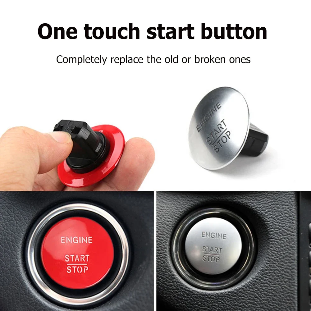 Car Engine Start Stop Push Button Switch One-click Start Keyless Replace For Mercedes Benz A C E GL Class W117 W221 W292 W246