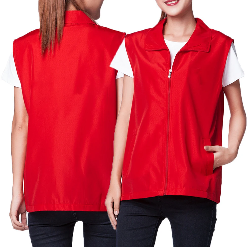 Fashion Vest Jacket Zip Breathable Comfortable Fishing Vest Polyester Size M~3XL Sleeveless Waistcoats Workwear