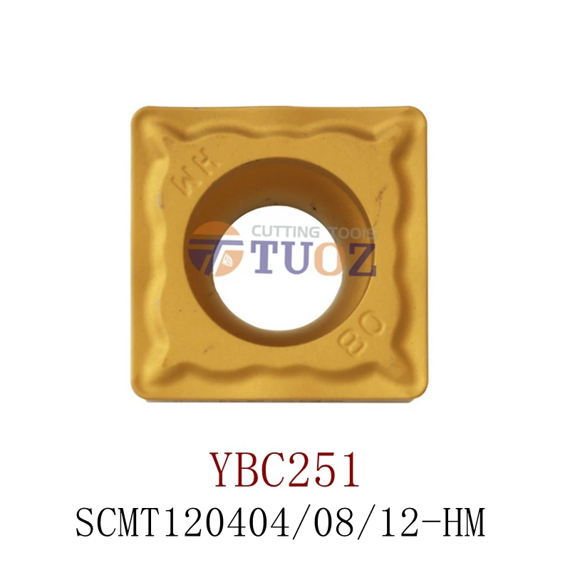 

100% Original SCMT120404-HM SCMT120408-HM SCMT120412-HM YBC251 SCMT 120404 120408 120412 Lathe Cutter Turning Tool CNC Cutting