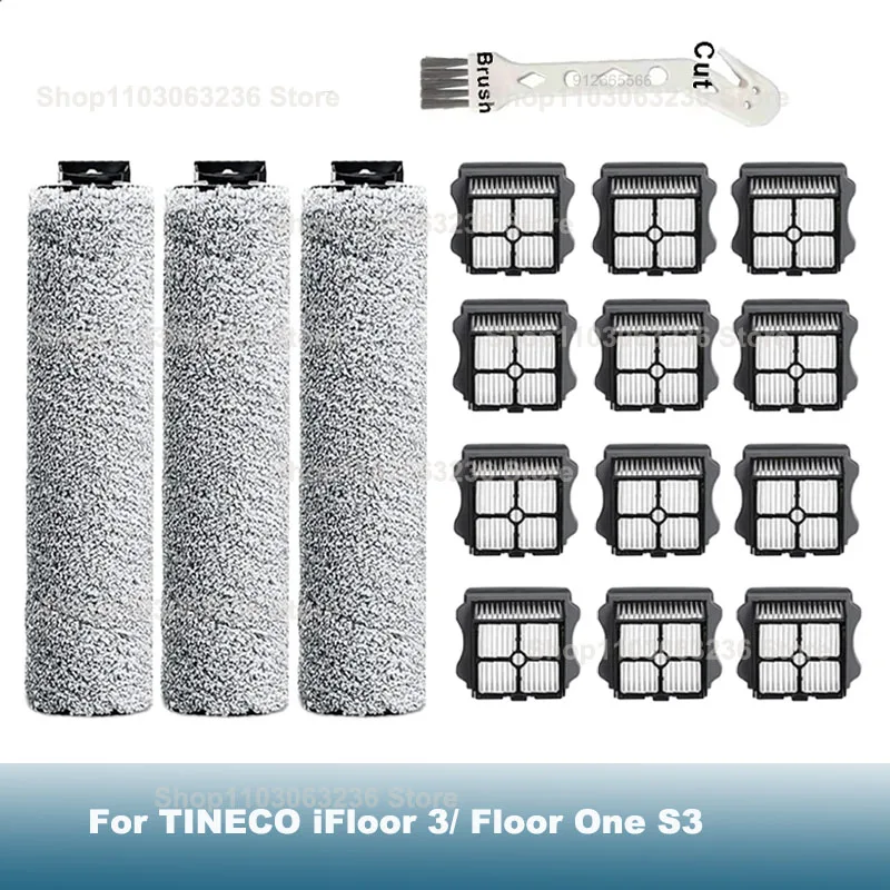 Filtro HEPA E Spazzola A Rullo Per Tineco Floor One S3