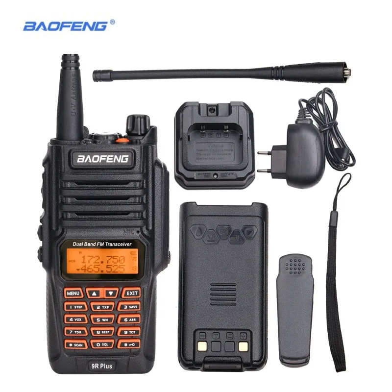 Original Baofeng UV-9R Plus IP67 Waterproof Walkie Talkie 10W Long Range Powerful CB Radio VHF/UHF Portable Ham UV9R+ 20KM Radio
