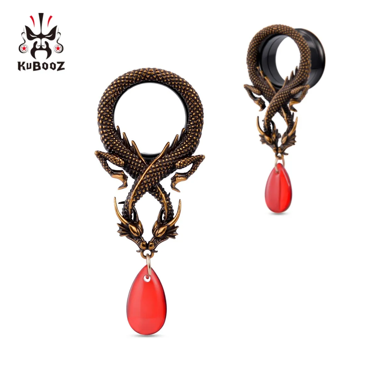 

Wholesale Ear Gauges Tunnels Plugs Expander Dragon Earrings Body Piercing Jewelry Stretchers Stainless Steel 32PCS