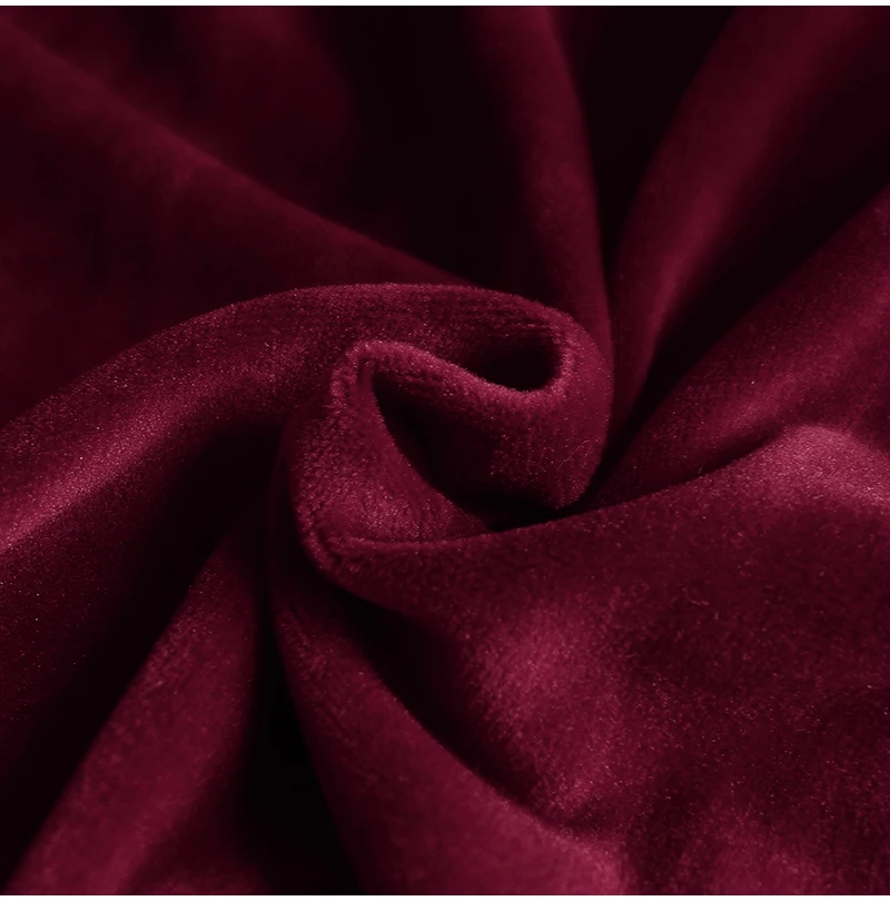 Description Picture 5 of itemReal velvet fox fabric XL Size Chair Cover Big size long back Europe style seat Chair Covers for Restaurant Hotel Party Banquet