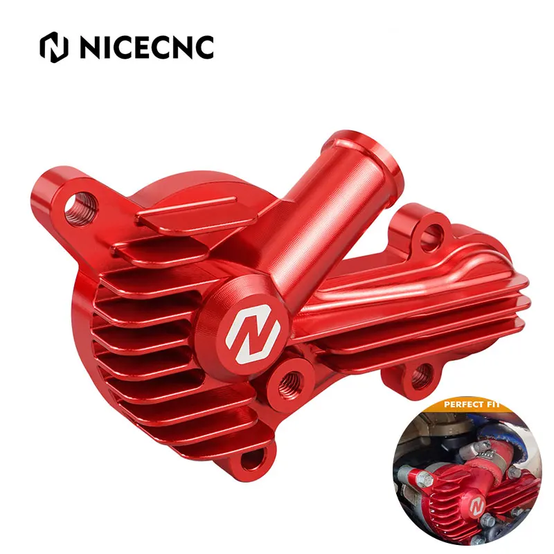 

NICECNC Motocross Aluminum Water Pump Cover Protection Guard For Beta Xtrainer 250 300 2017-2022 RR 250 300 2013-2022 2021 Red