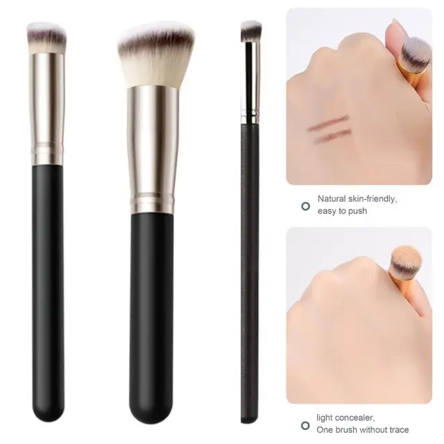 Powder Brush Multifunctional Blush Brush Densely Filled Facial Contouring Makeup Contour Blush Foundation Beauty Brush