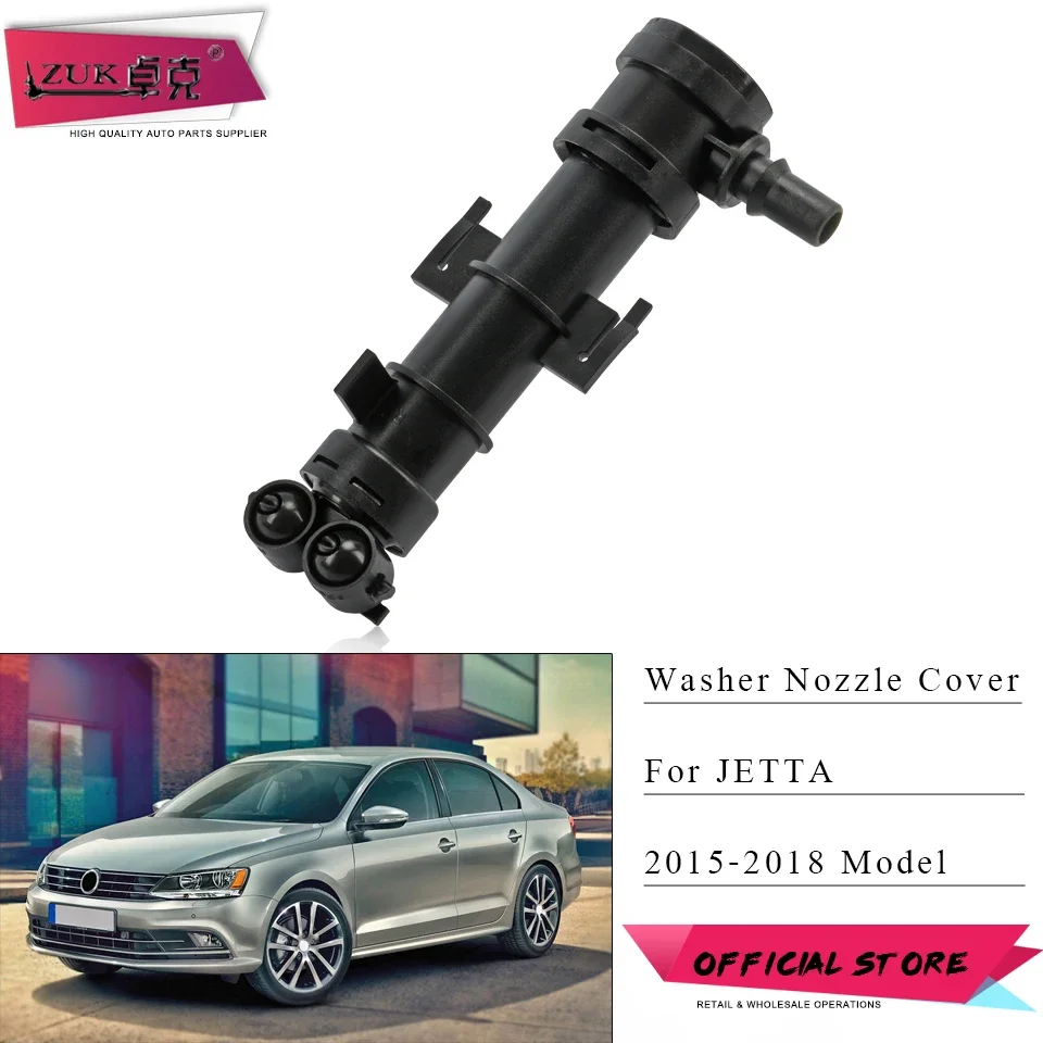 ZUK 자동차 헤드 라이트 와셔 노즐 VW JETTA 2015 2016 2017 2018..