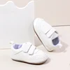 Spring and Autumn Baby Girls and Boys Casual Shoes Fashion Design Three Colors TPR Sole Anti Slip Newborn Toddler Shoes BSK4194 4