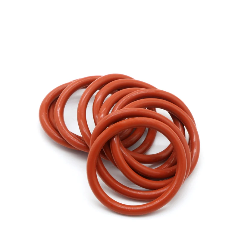 30PCS Rode Silicone O-Ring Silicone VMQ 1.5mm Dikte O Ring Seal Rubber Pakking Ringen Wasmachine,4x1x1.5mm