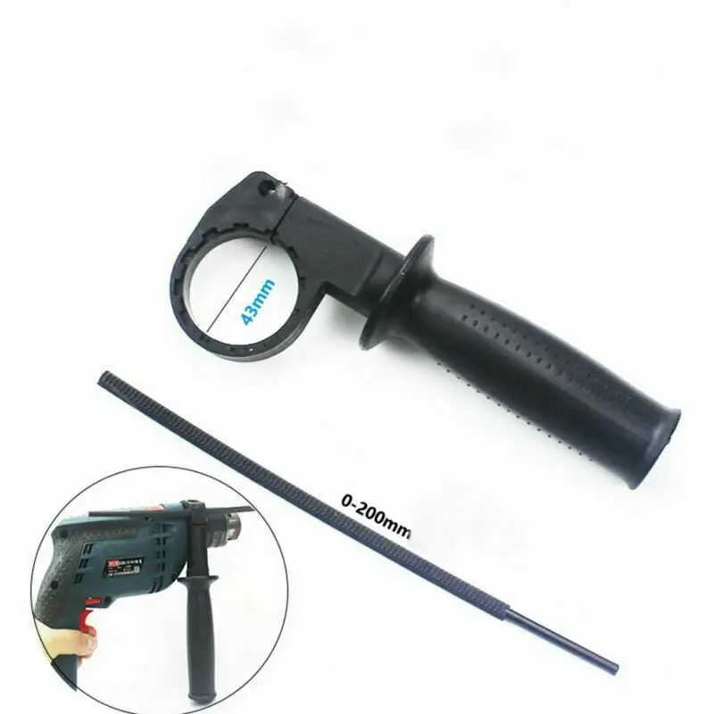 Newest Protable High Quality Handle Black Drill For Electric Drill Grinding Machine Handle Hammer Handle Impact Side