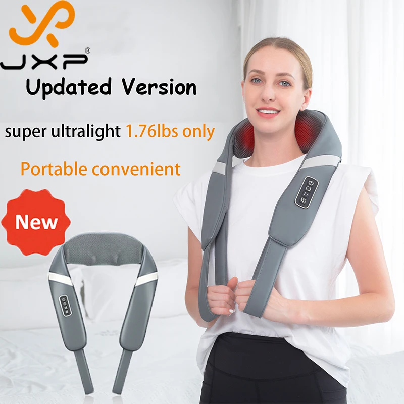  InvoSpa Shiatsu Back Shoulder and Neck Massager with Heat -  Deep Tissue Kneading Pillow Massage - Back Massager, Shoulder Massager,  Electric Full Body Massager : Health & Household