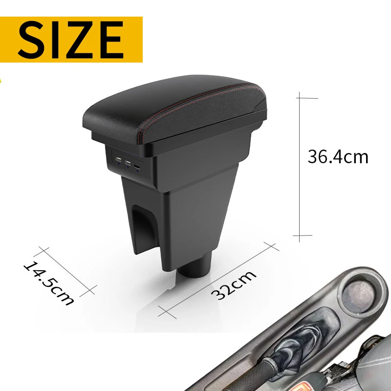 Car Armrest Box For Chevrolet Spark 3 III Aveo T200 Interior Storage Accessories