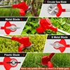 Electric Weed Wacker Eater Battery Powered 21V 4.0Ah, Cordless Grass Trimmer Battery Operated Stringless Brush Cutter,Lightweigt 3