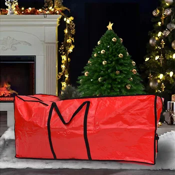 Christmas Tree Storage Bag Fits 5 to 9 Ft Artificial Trees Plastic Waterproof 1