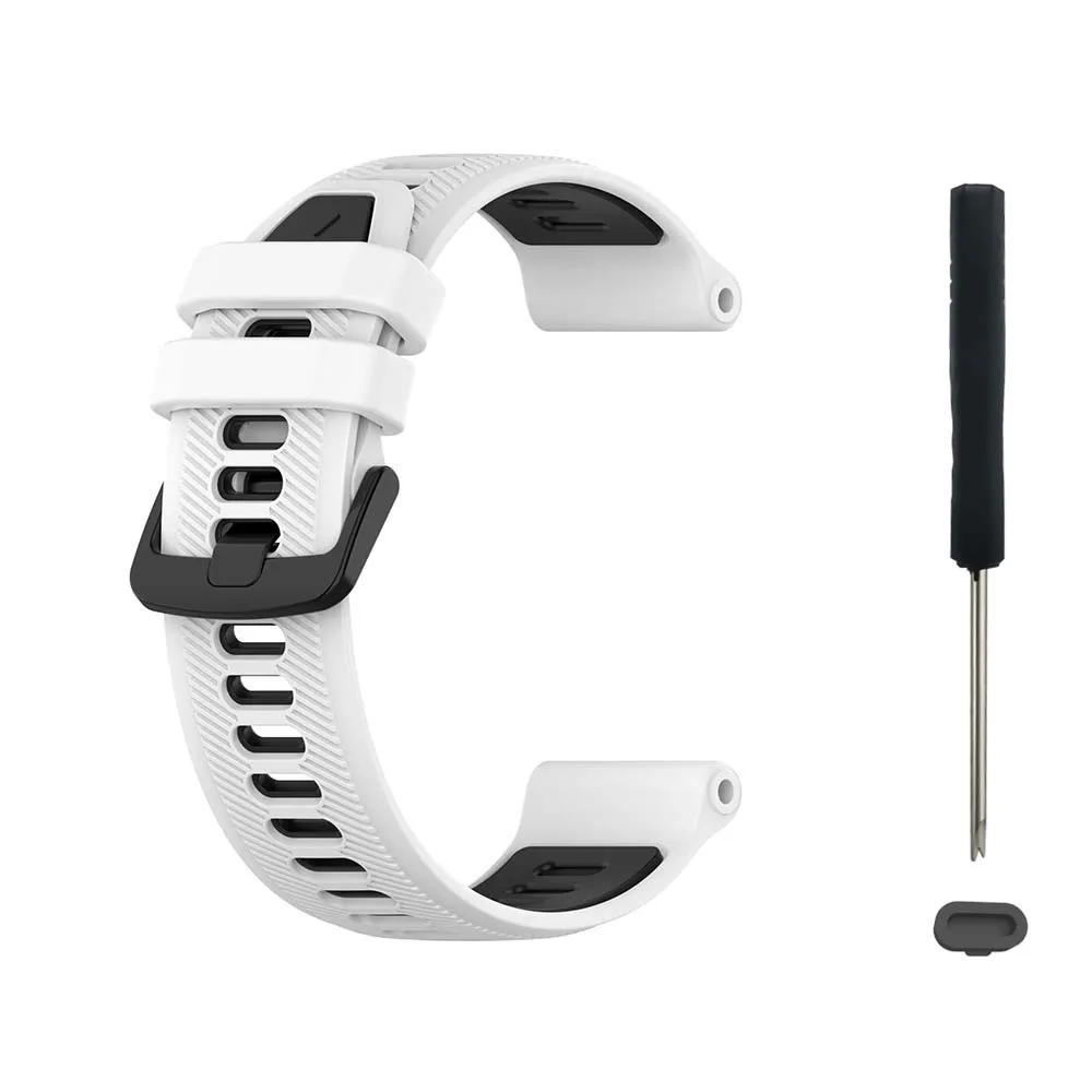 Silicone Strap Quickfit Sport Watchband Wrist Bracelet Accessory for Garmin Forerunner