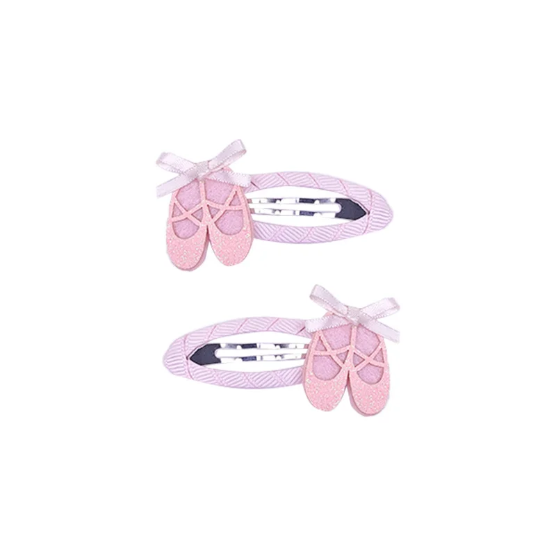 Children's Animal Flower BB Pair Clip Little Girls Oval Water Droplet Edge Clips Hand Threaded Woven Tape Cloth Bag Bye Bye Clip hair accessories hair clips