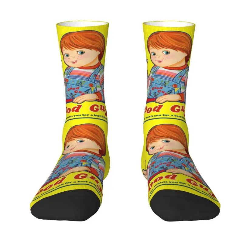 

Funny Child's Play Good Guys Socks Men Women Warm 3D Printing Chucky Football Sports Socks