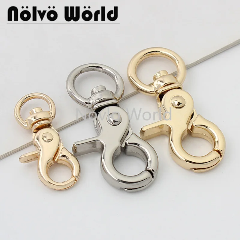 

10-50 pieces 3 size 32*8mm 46*12mm 59*15mm Round rope durable snap hook for chain bag pets dog clasps