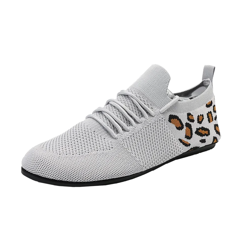 Breathable Men's Lightweight Mesh Casual Shoes - Outdoor Vulcanized Flats