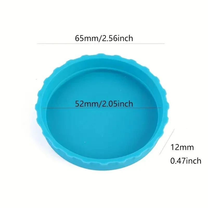 Silicone Can Lids 2pcs Sealing Cover Beverage Beer Can Drinkware Accessories