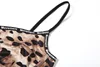 Leopard Print Women Sexy 2 Piece Set Tracksuits Sporty Camisole Vest + High Waist Skinny Leggings Pants Fitness Outfits Suits 4
